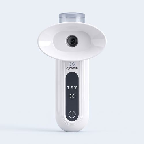 Ojovela, vaporizador ocular portátil
