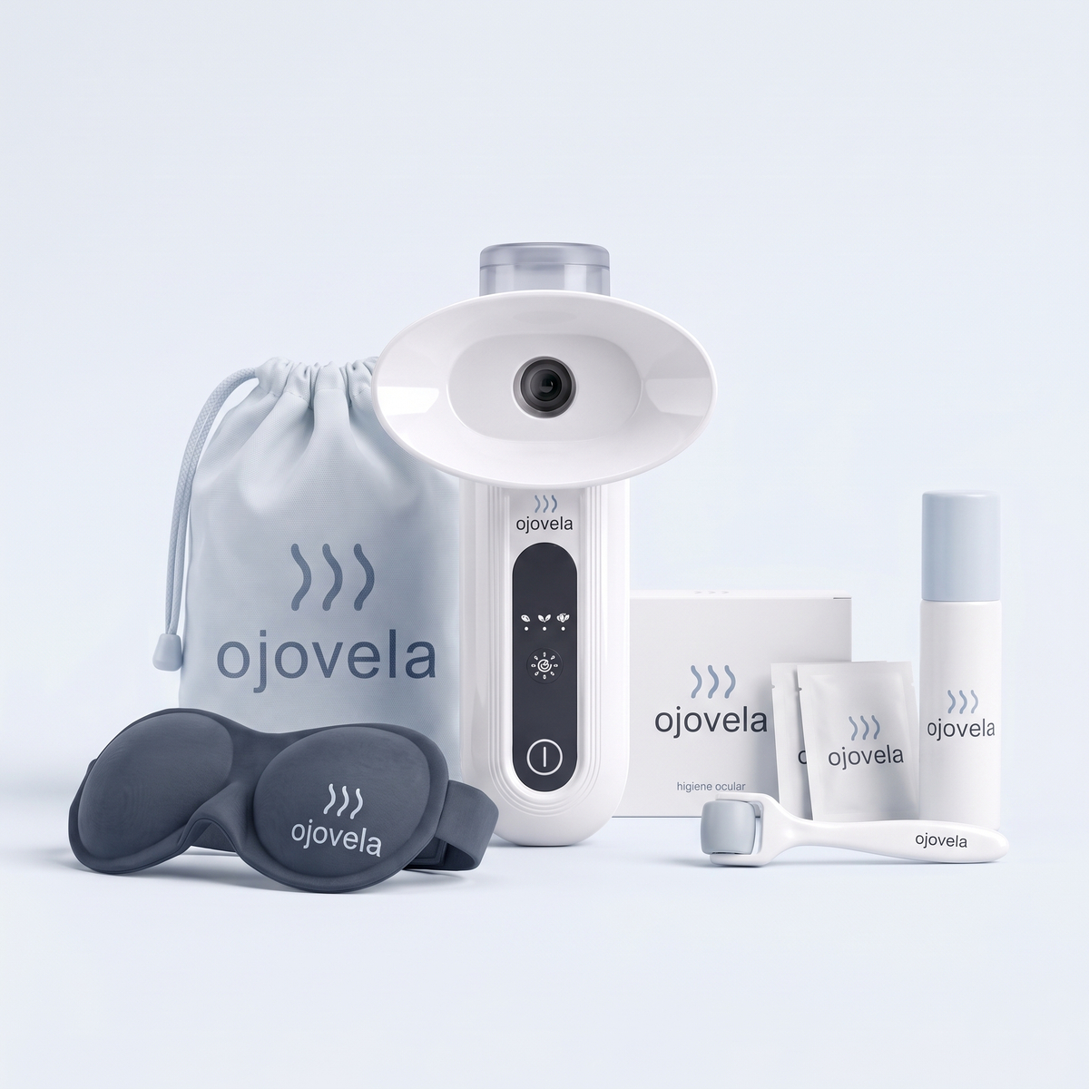 Kit Total: Ojovela, antifaz, kit de higiene y bolsa