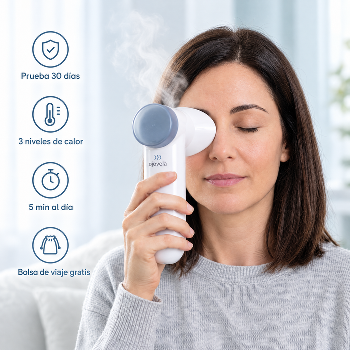 Ojovela · Vaporizzatore oculare a vapore tiepido